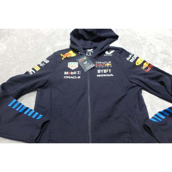 Red Bull Racing F1 2024 Youth XL Navy Blue Team Racing Jacket NWT - Picture 2 of 8
